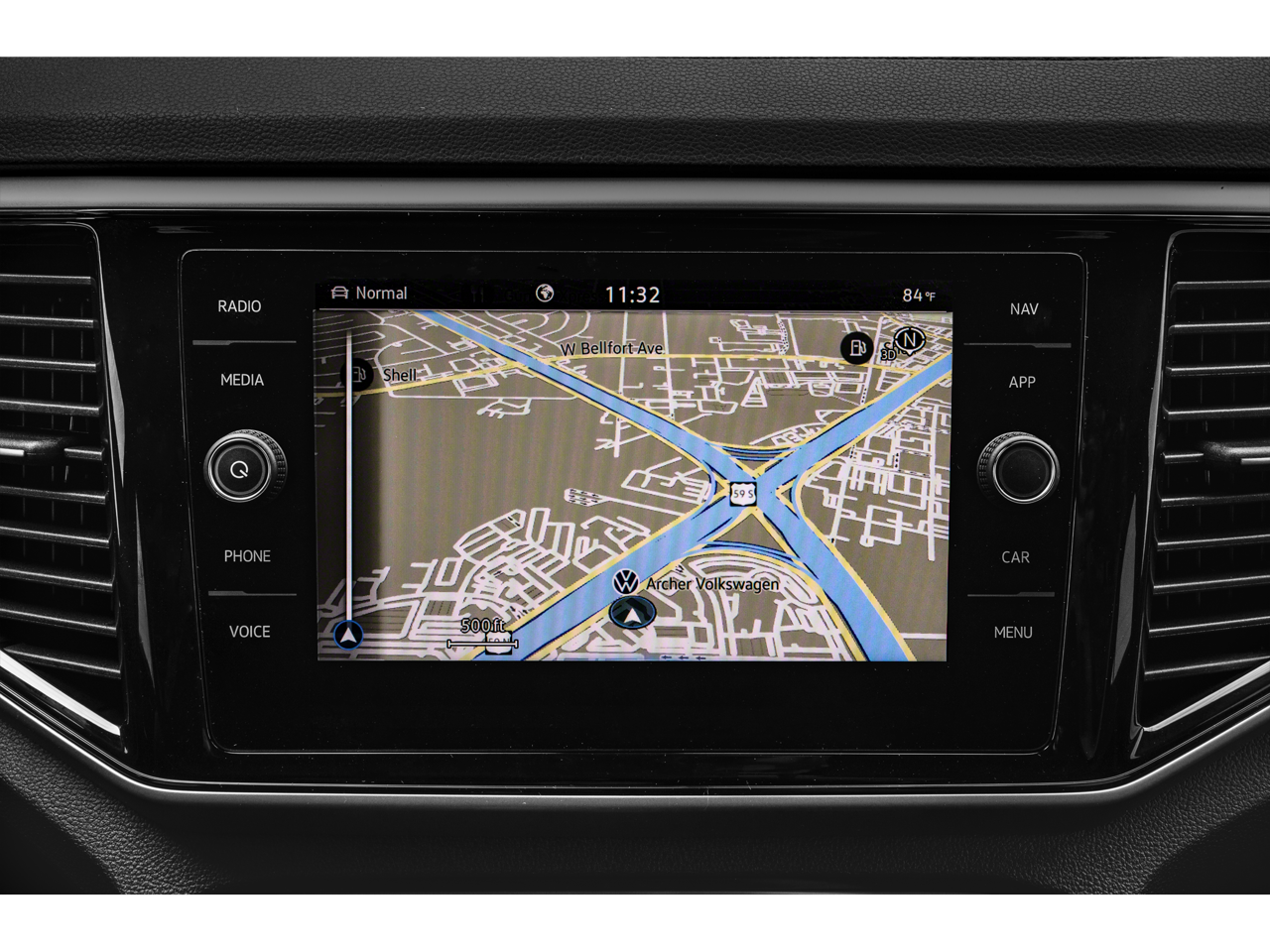 2023 Volkswagen Atlas Cross Sport 3.6L V6 SEL R-Line Black